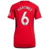 Camiseta de fútbol Manchester United Martinez 6 Primera Equipación 23-24 - Mujer